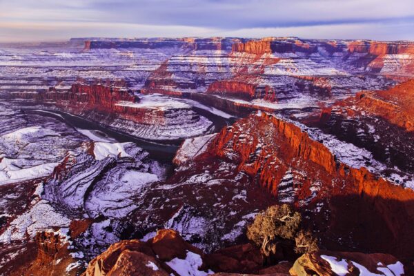 Dead Horse Point Snow