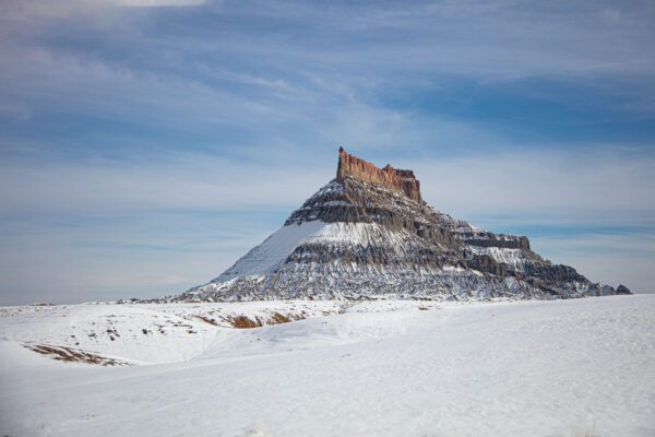 Factory Butte & Snow