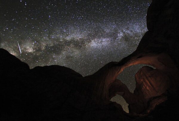 Double Arch & Shooting Star
