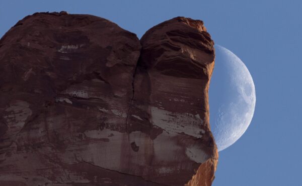 Peeking Moon Horizontal