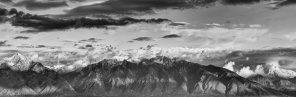 Wasatch Front B&W